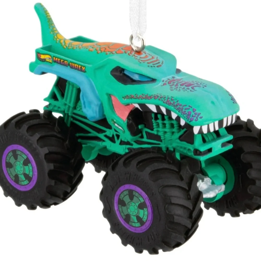Hallmark Mattel Hot Wheels Monster Trucks “Mega-Wrex” Christmas Ornament (NWT)